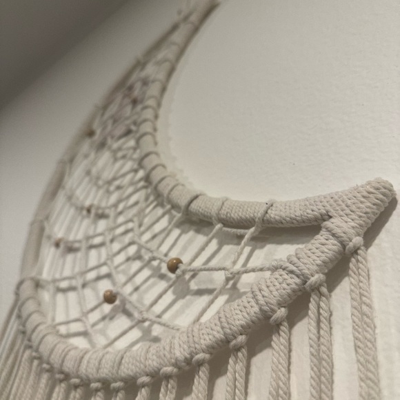 🌙Crescent Moon Macramé Dream Catcher🌙 - Picture 3 of 3